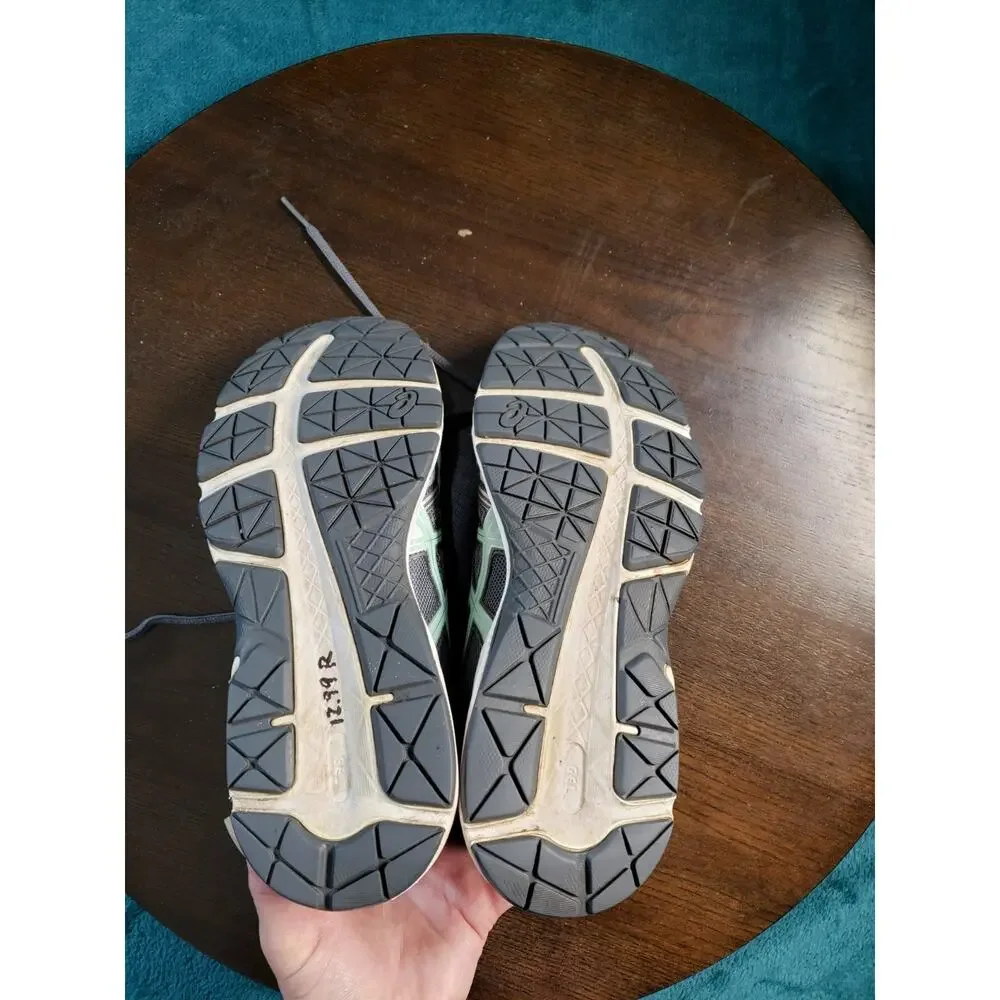 ASICS Gel Contend 4 Shoes Size 8 Womens Gray Running Gym Marathon Training T765N